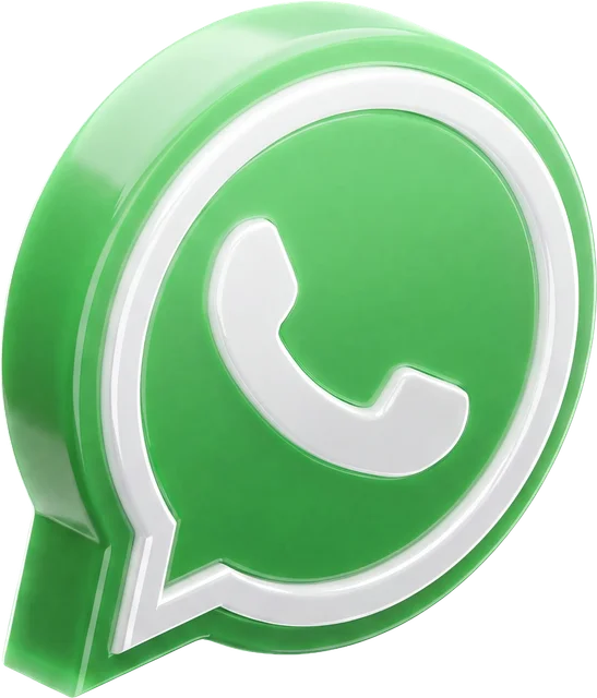 Logo 3D de WhatsApp